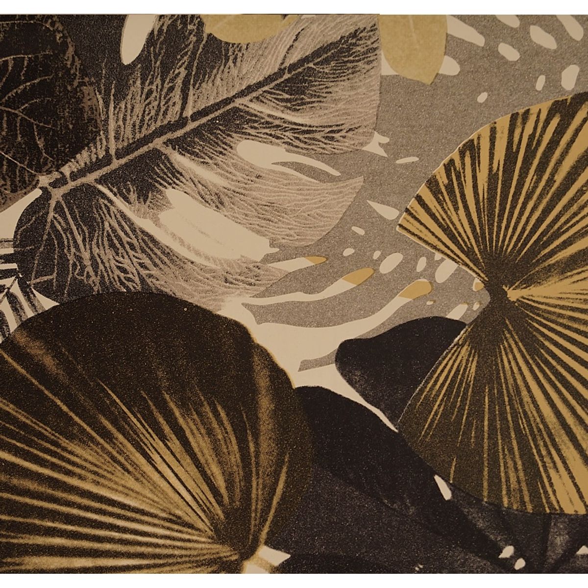 GENERICO - PAPEL TAPIZ DECORATIVO HOJAS FORMATO 0.53X10.00 M PARA PARED CODIGO B 67