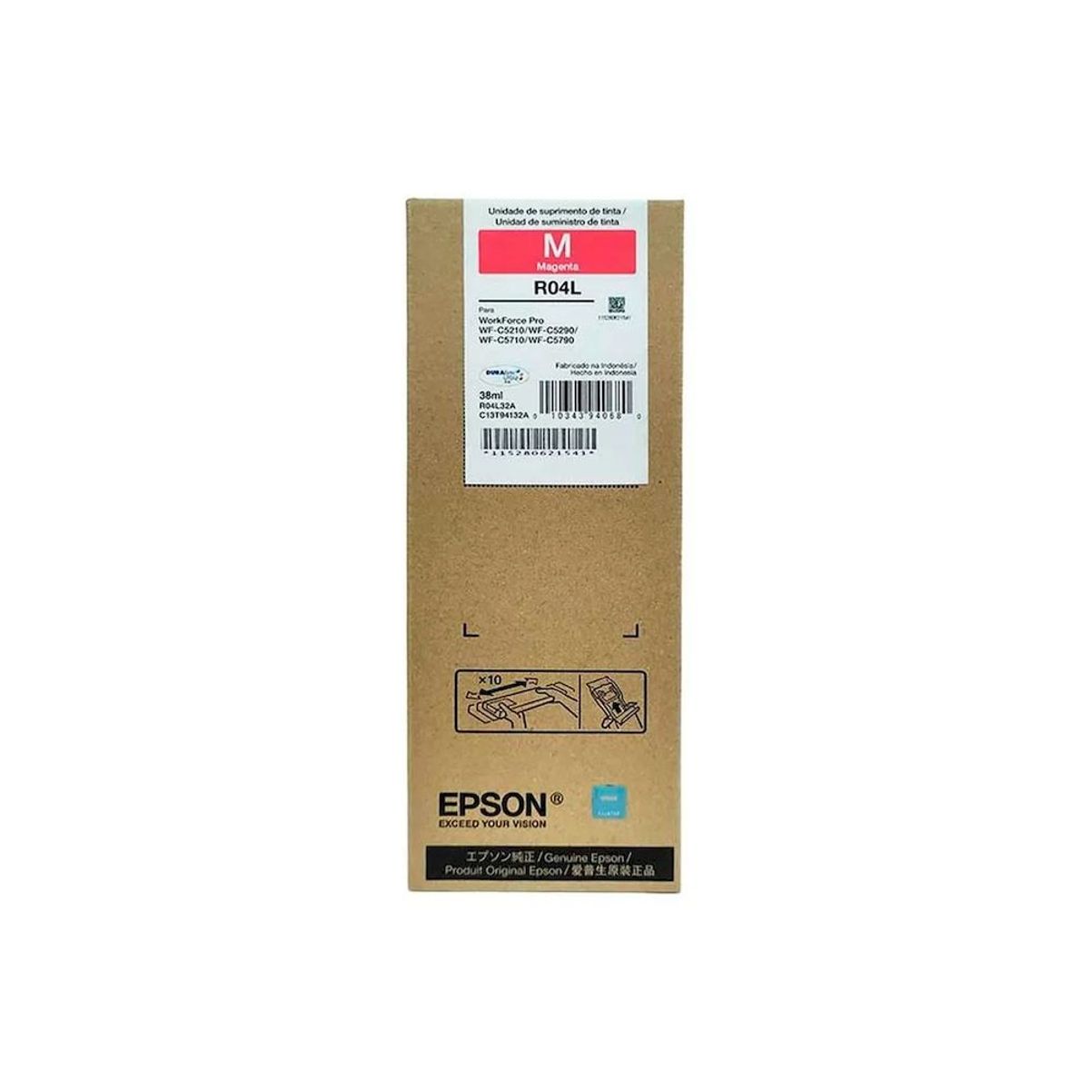 EPSON - Cartucho De Tinta Epson Original R04L MAGENTA XL wf-c5710
