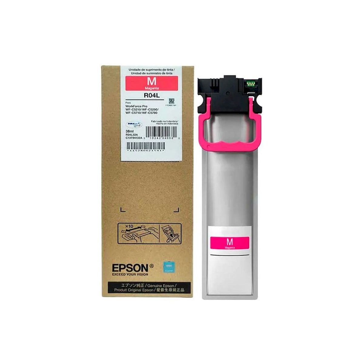 EPSON - Cartucho De Tinta Epson Original R04L MAGENTA XL wf-c5710
