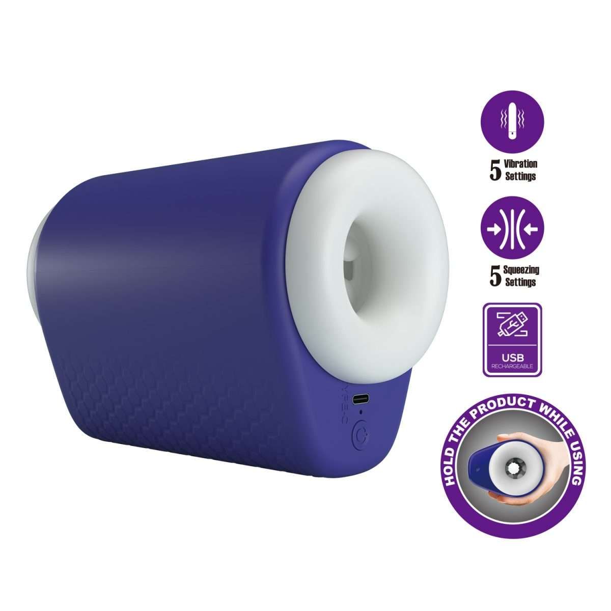 PRETTY LOVE - MASTURBADOR DE PRESION AUTOMATICA - DJ LADY