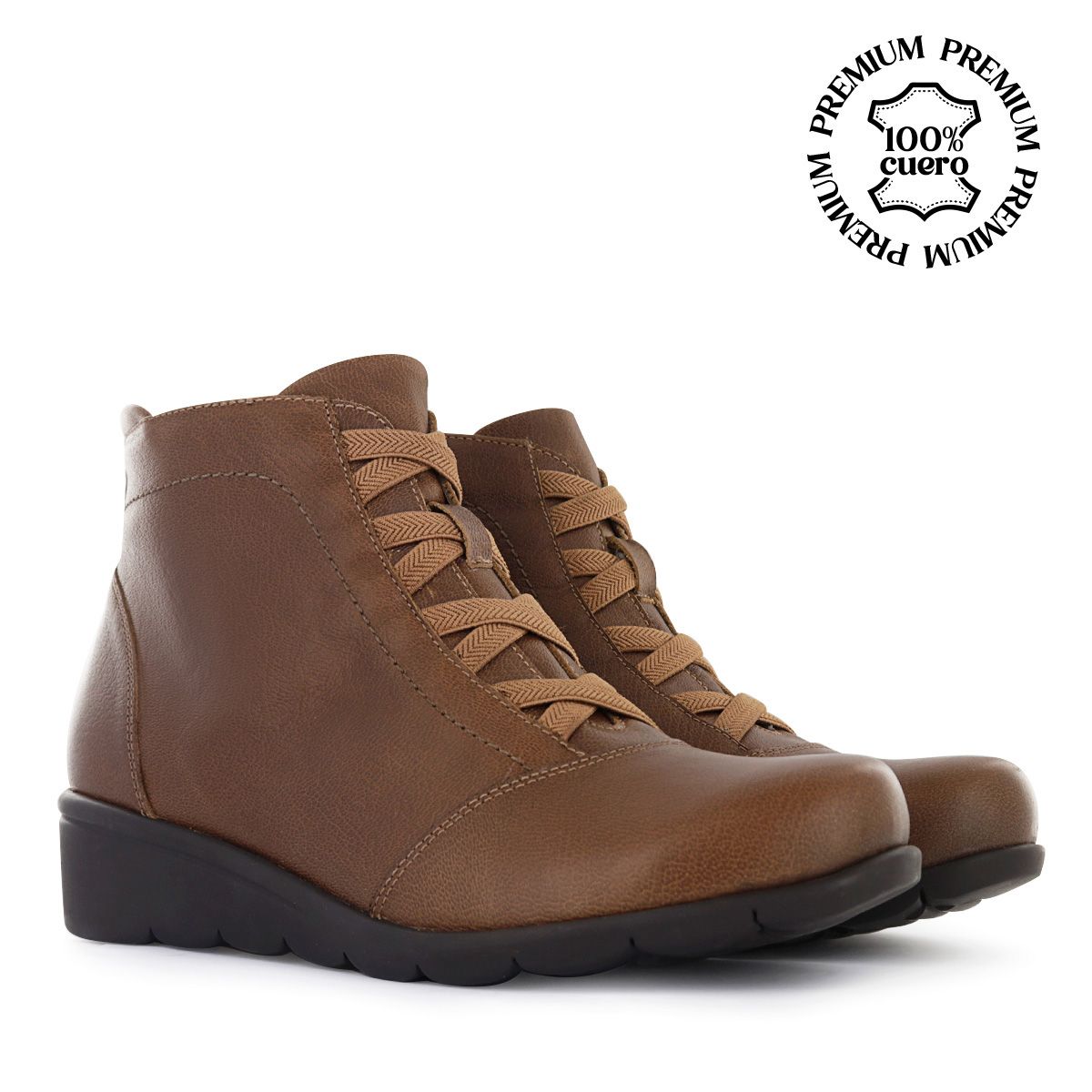 ECCO - Botas Con Pasador Confort Mujer Ecco Flexxi12 Tostado Cuero