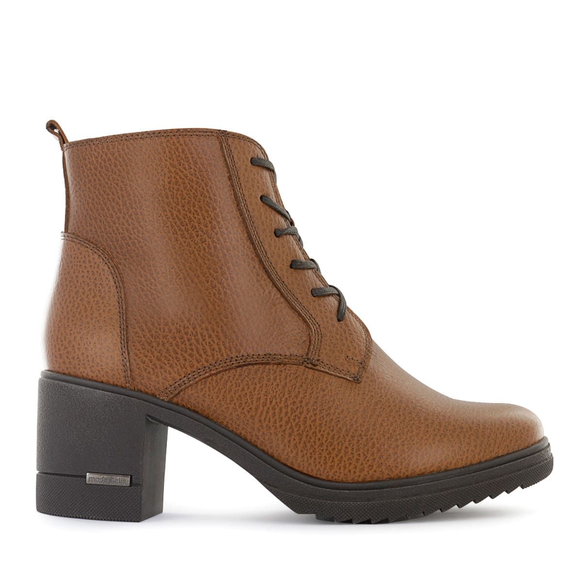 ECCO - Botas Con Pasador Casual Mujer Ecco Virginia05 Toffee Cuero