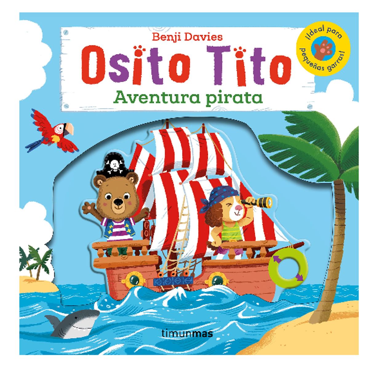 GENERICO - Libro Interactivo Osito Tito - Aventura Pirata