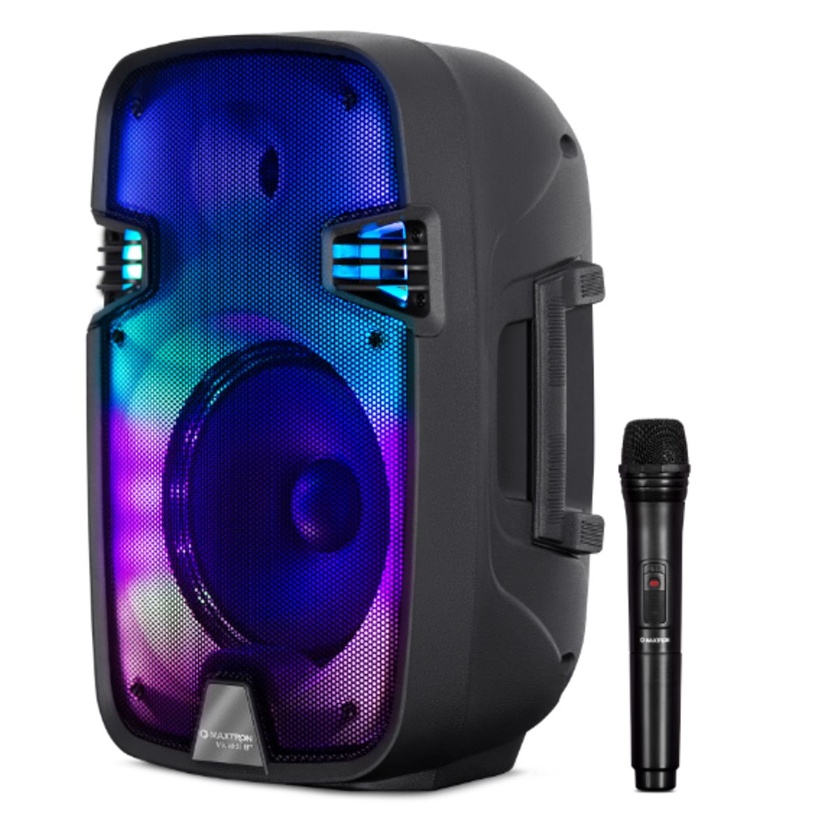 MAXTRON - Parlante Portatil VIVALDI 8  MX101W TWS BLUETOOTH USB RGB Mic MAXTRON