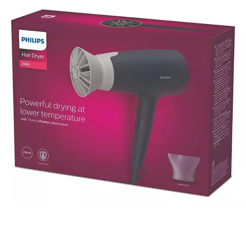PHILIPS - Secadora De Cabello Philips Antifrizz 2100 W Y 6 Velocidades