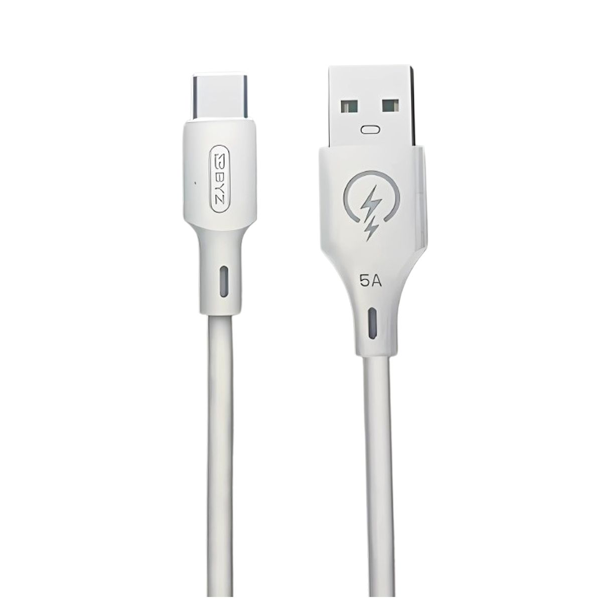 GENERICO - Cable Carga Rápida x5 de 66W con Entrada USB-C de 1m Blanco