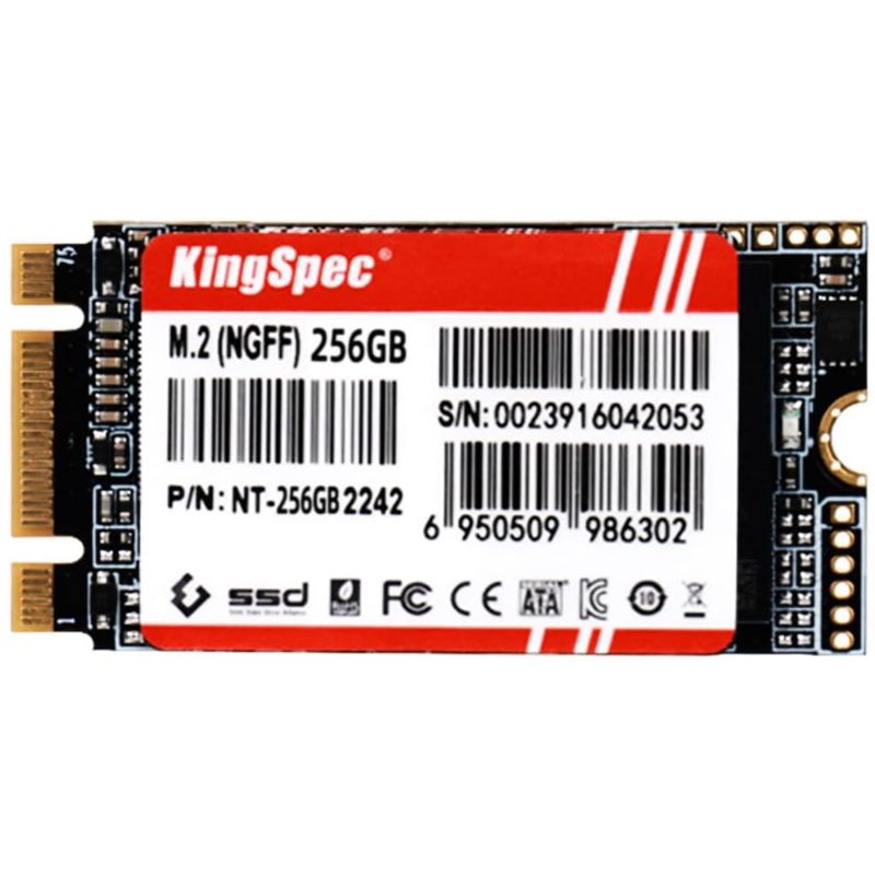 KINGSPEC - DISCO SOLIDO SSD 2242 M.2 SATA  256GB KINGSPEC (CAJA ABIERTA)