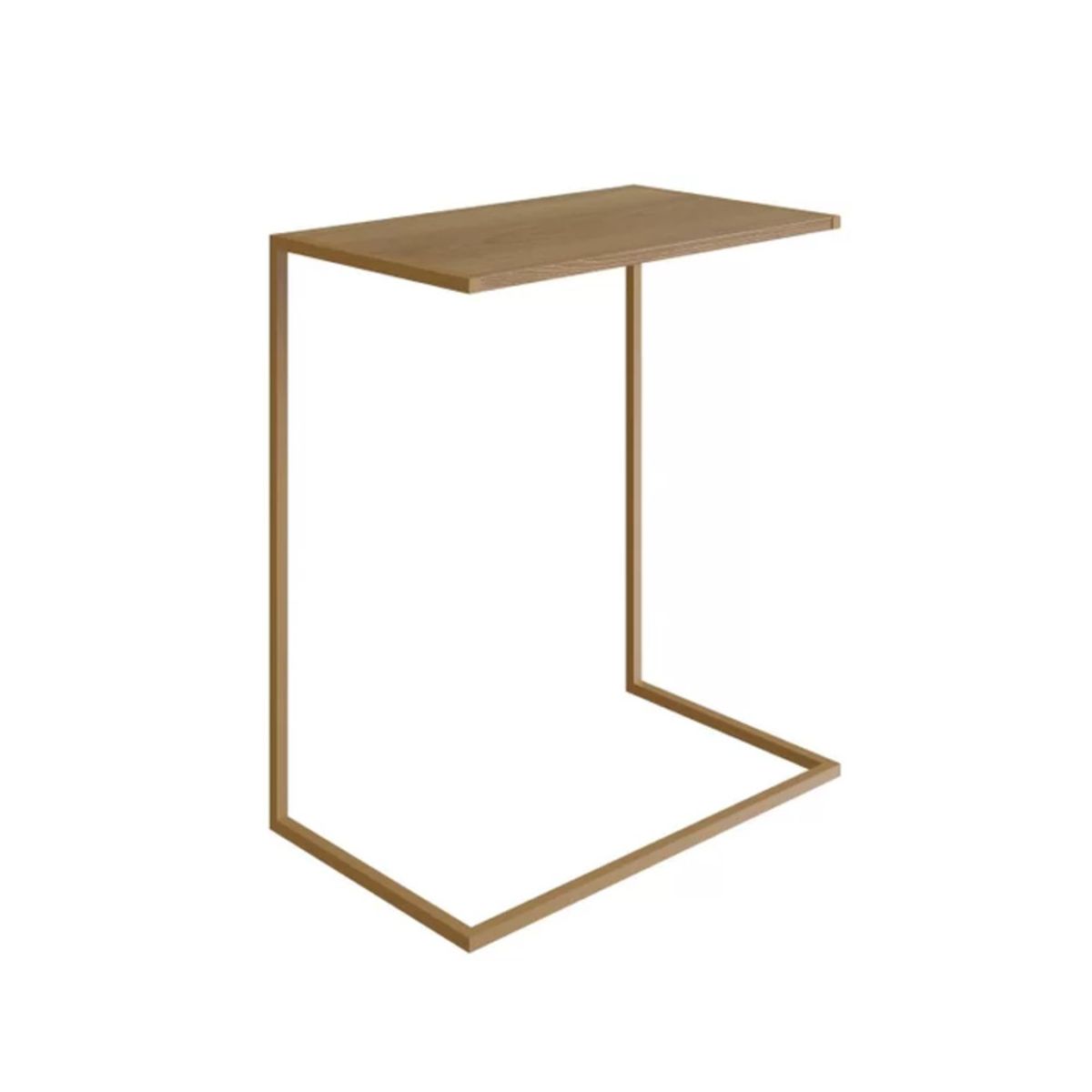 R&R MUEBLES - Mesa Lateral Kiriyama Marrón R&R MUEBLES