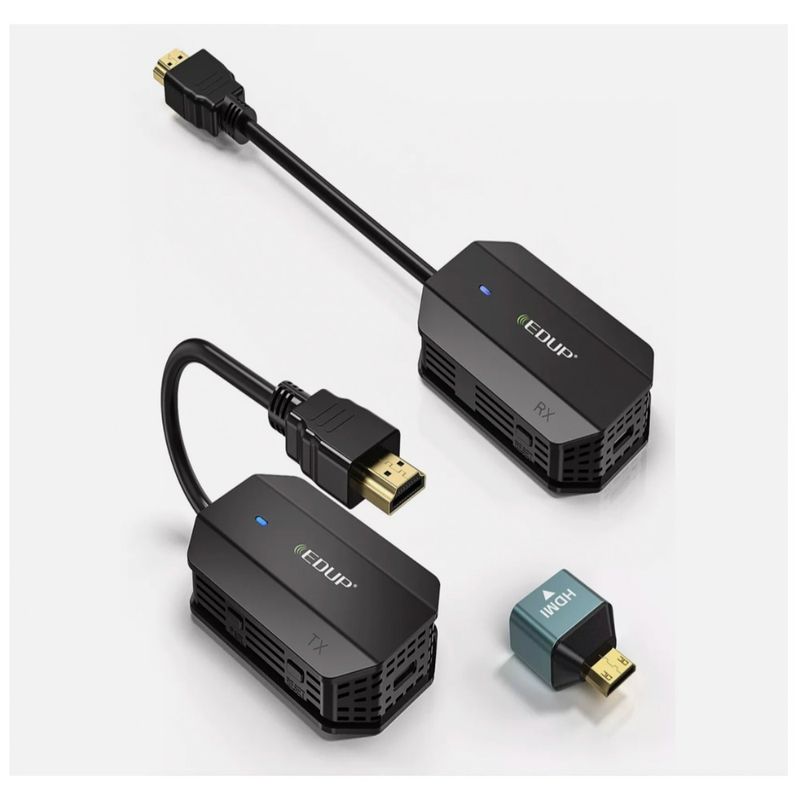 GENERICO - Transmisor y receptor de video Edup HDMI inalámbrico