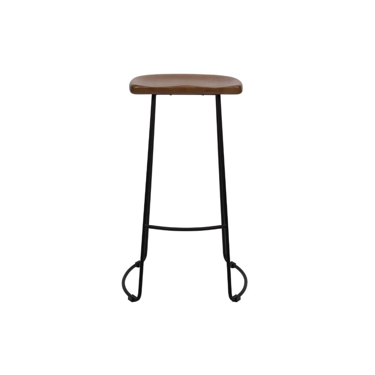 NIHM - Silla Alta Para Barra New Bronx Walnut 75 cm