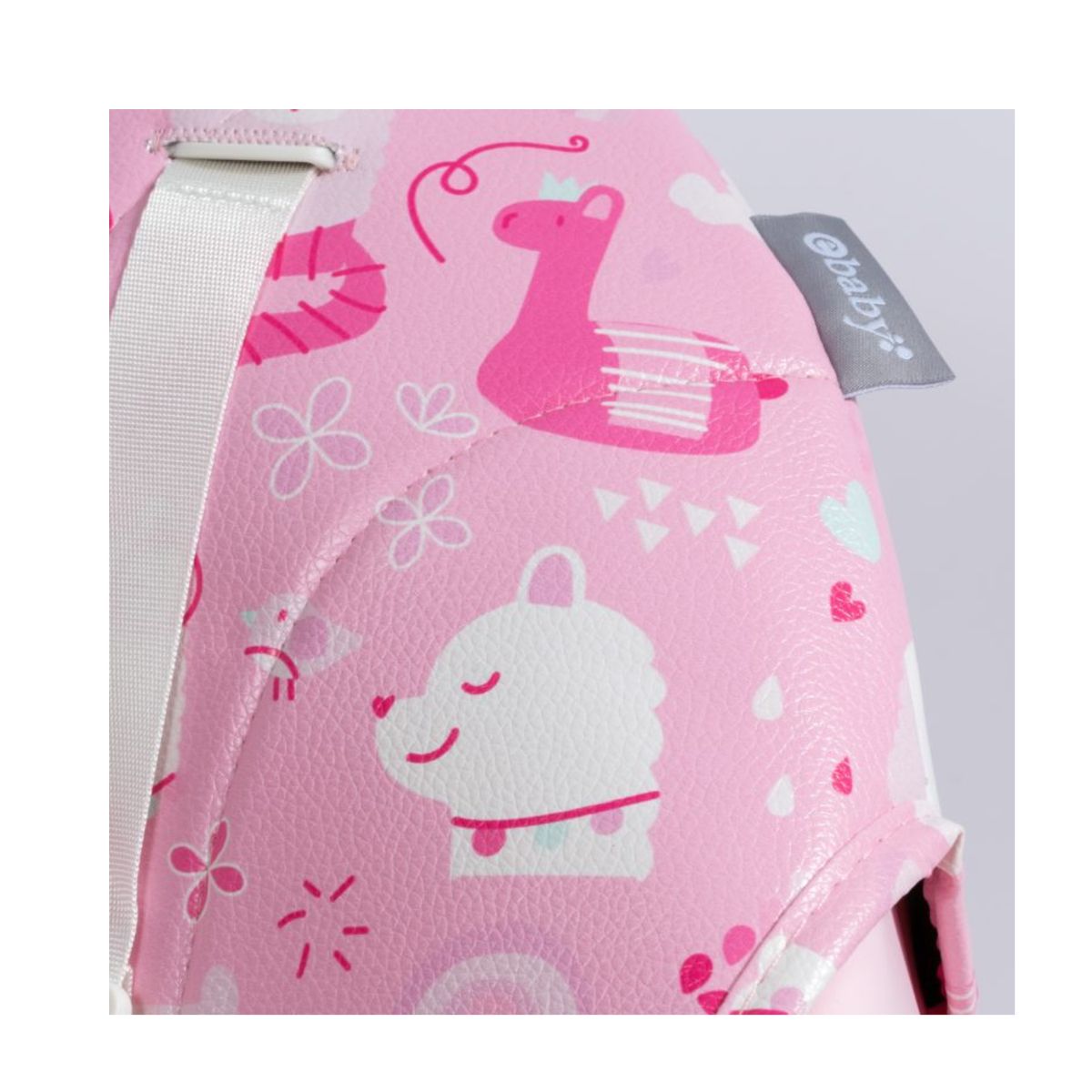 EBABY - Silla de comer Plegable extra acolchado Roxy Rosado