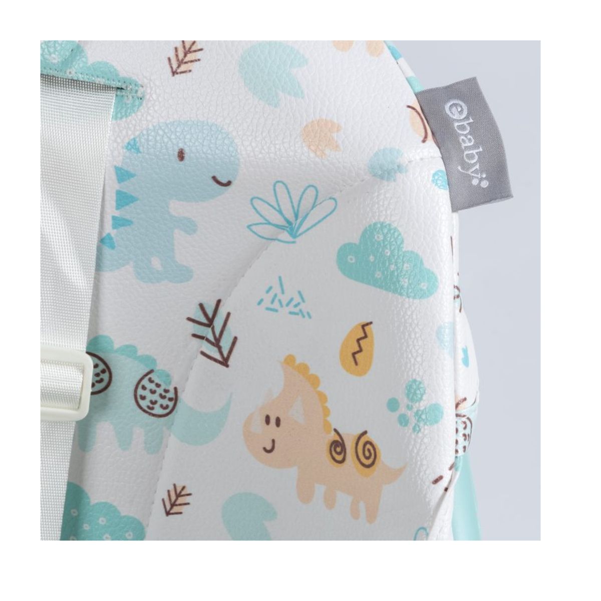 EBABY - Silla de comer Plegable extra acolchado Roxy Verde