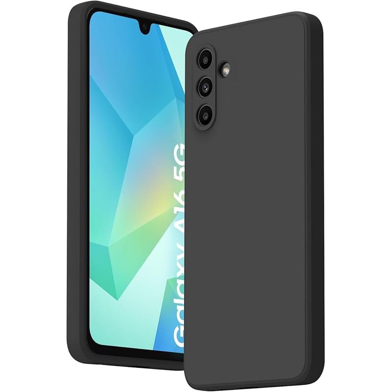 GENERICO - Case Protector para Samsung A16 Silicona Negro
