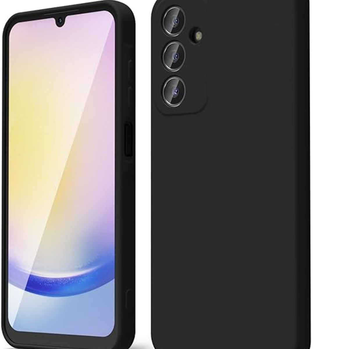 GENERICO - Case Protector para Samsung A25 Silicona Negro