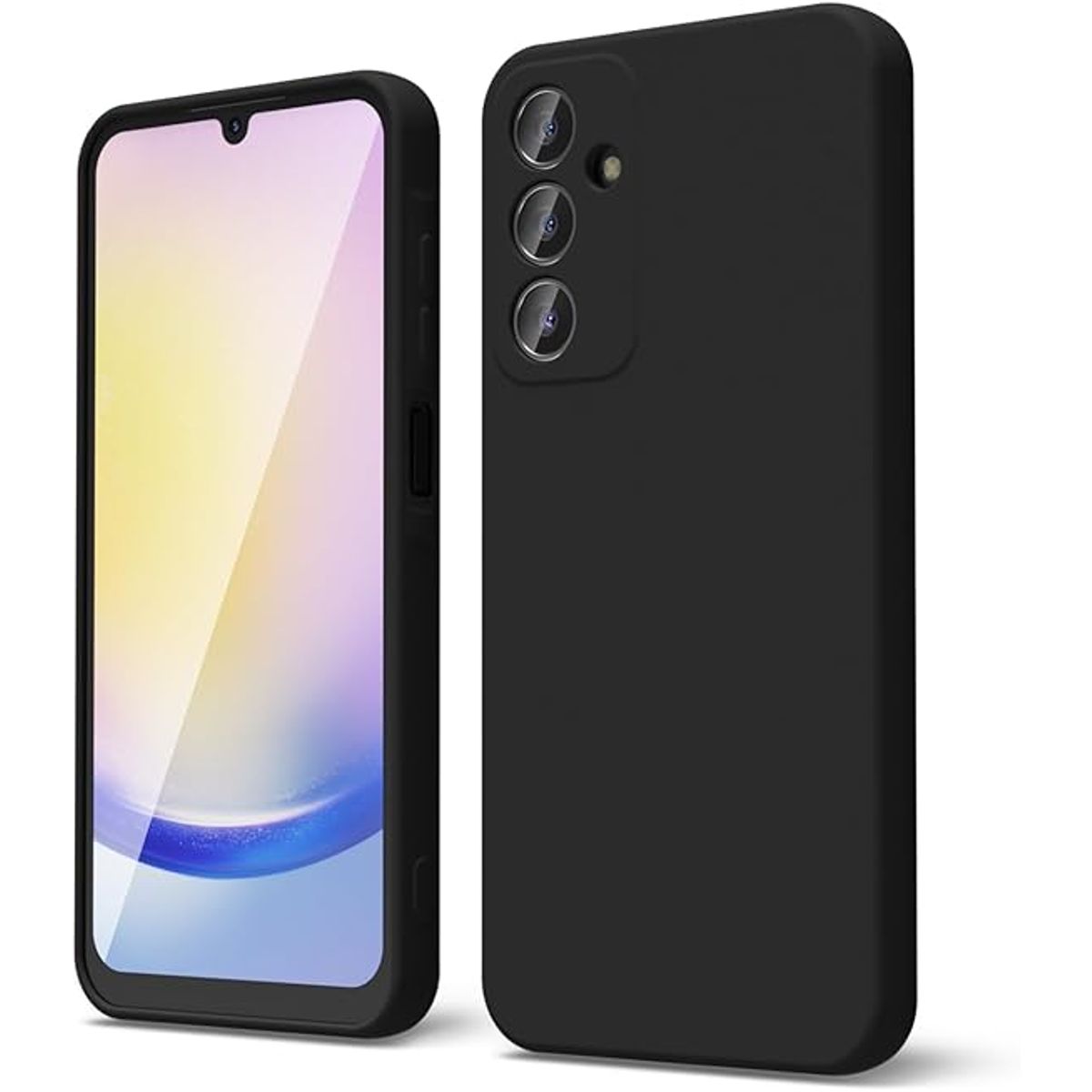 GENERICO - Case Protector para Samsung A25 Silicona Negro