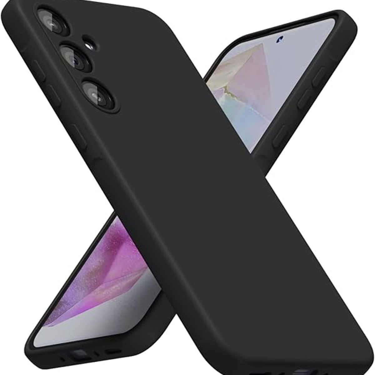 GENERICO - Case Protector para Samsung A30s Silicona Negro