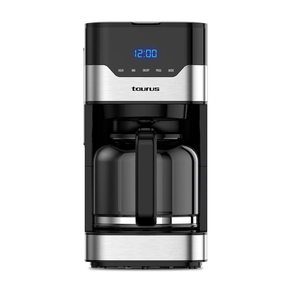 TAURUS - Cafetera 1.5 litros Negro Taurus ALBA DIGITAL