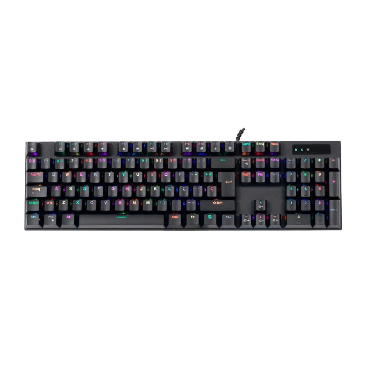 HALION - KIT GAMING HALION DAMON HA-863C BLACK TECLADO+MOUSE SWITCH RED RGB