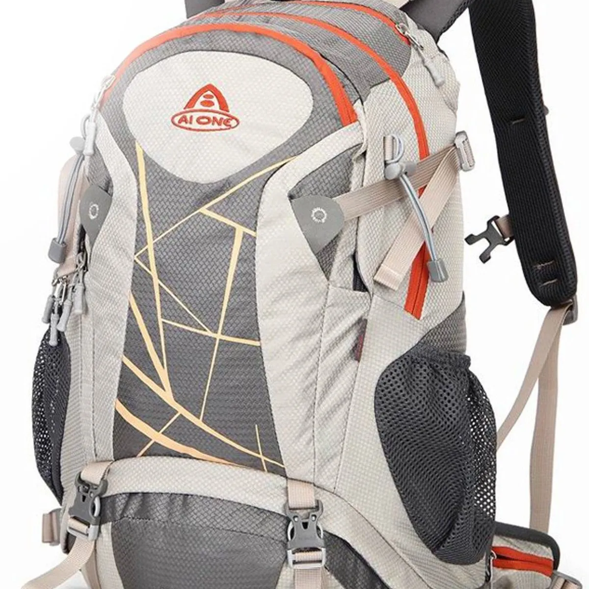 GENERICO - Mochila Outdoor Trekking de 30 Litros (Plomo) - AI ONE