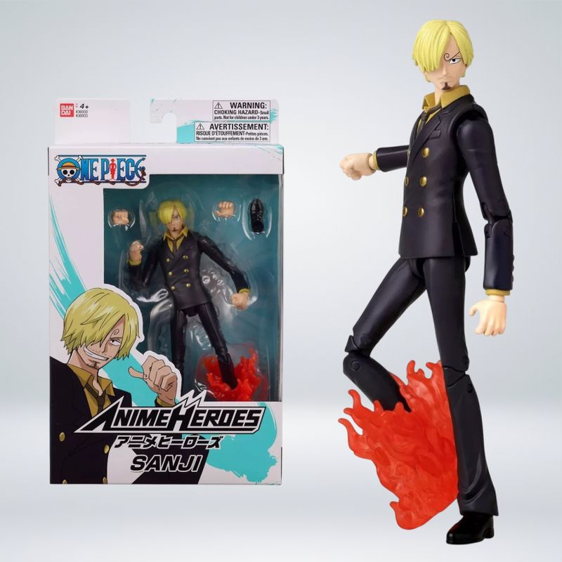 BANDAI NAMCO - FIGURA ANIME HEROES ONE PIECE - SANJI