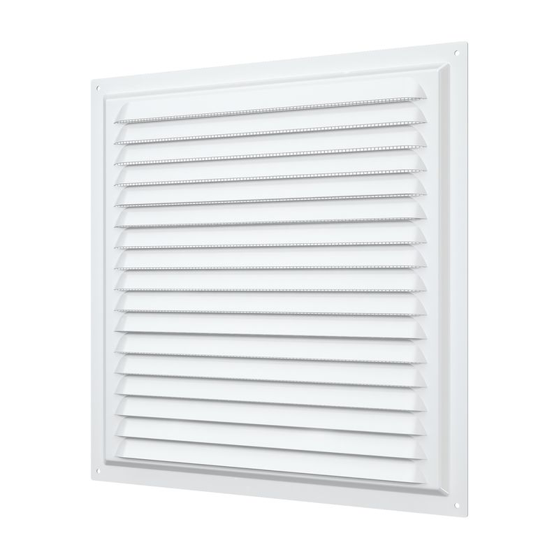 ERA - Rejilla de Ventilación 15x30cm Acero Galvanizado Polimero Blanco