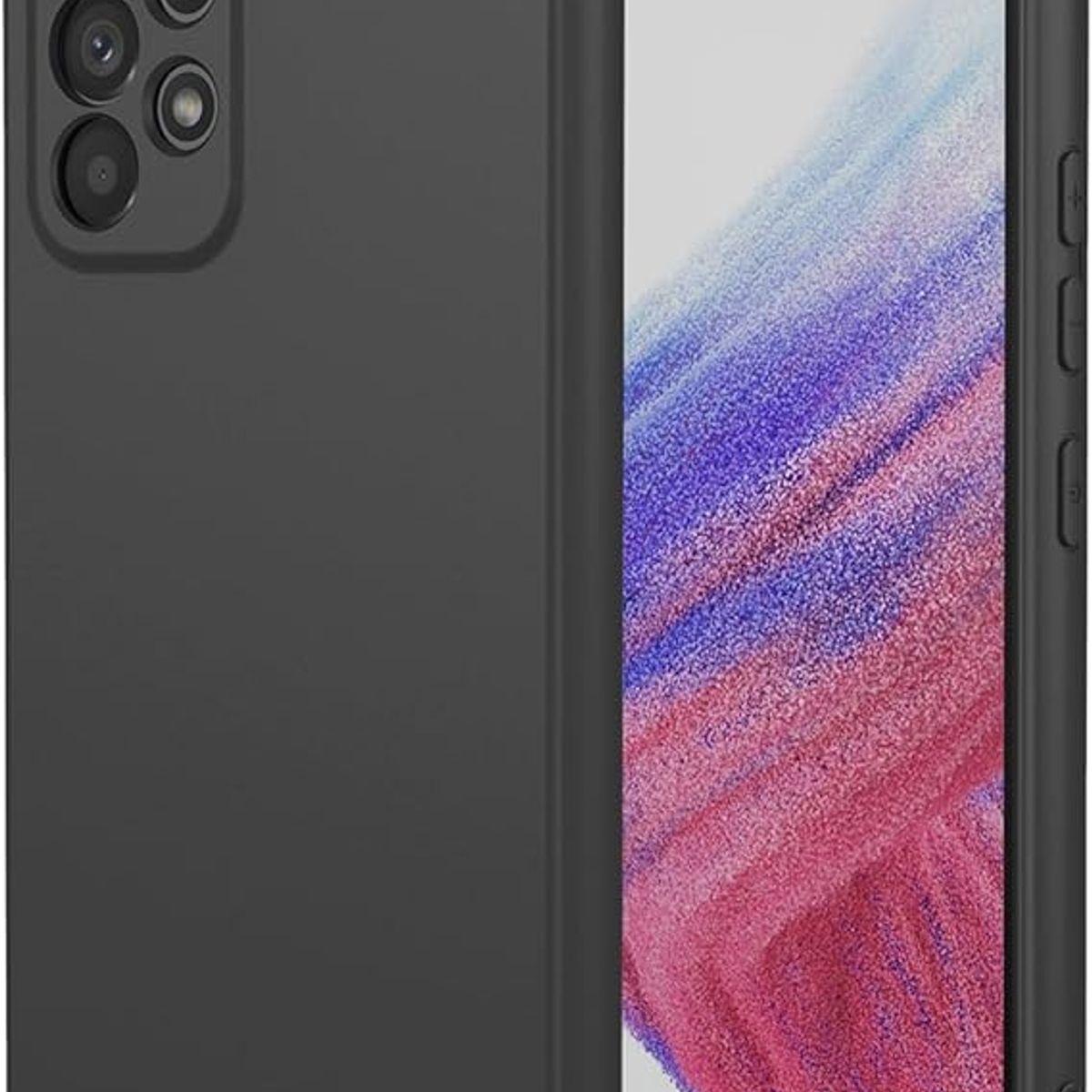 GENERICO - Case Protector para Samsung A32 4G Silicona Negro