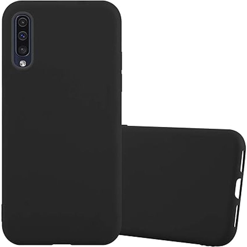 GENERICO - Case Protector para Samsung A50 Silicona Negro