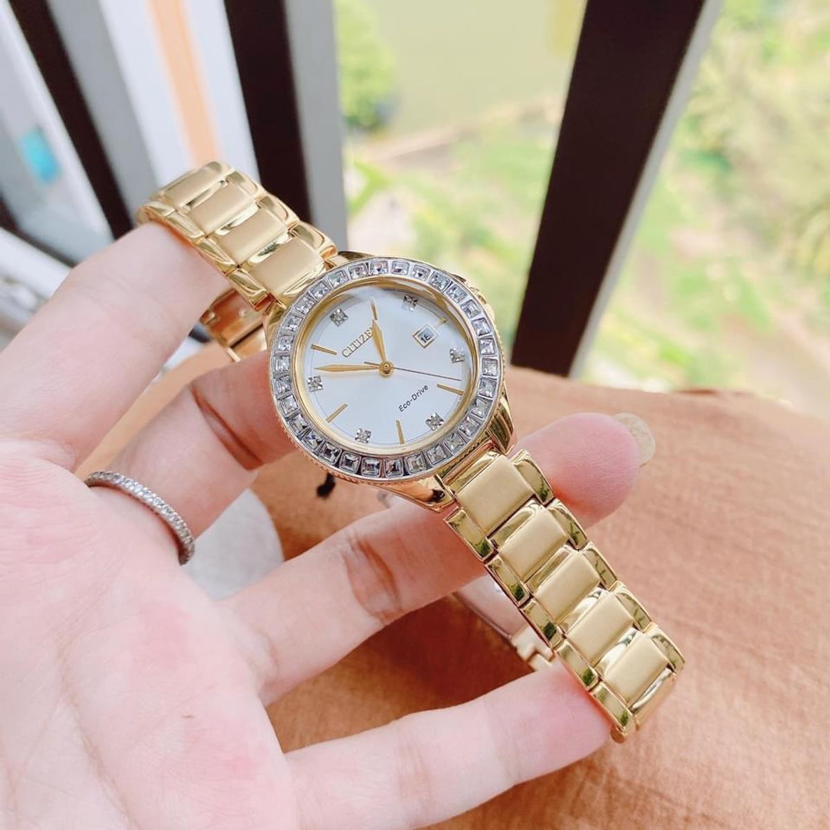 CITIZEN - Citizen Reloj Mujer Silhouette CRYSTAL Eco-Drive FE1192-58 Japones