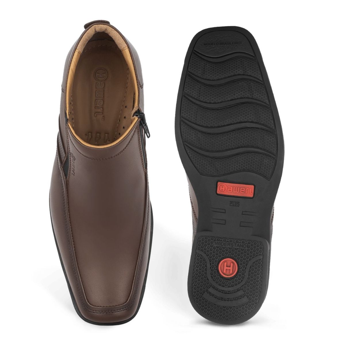 HAWERL - Botines de Cuero Hombre Hawerl H619