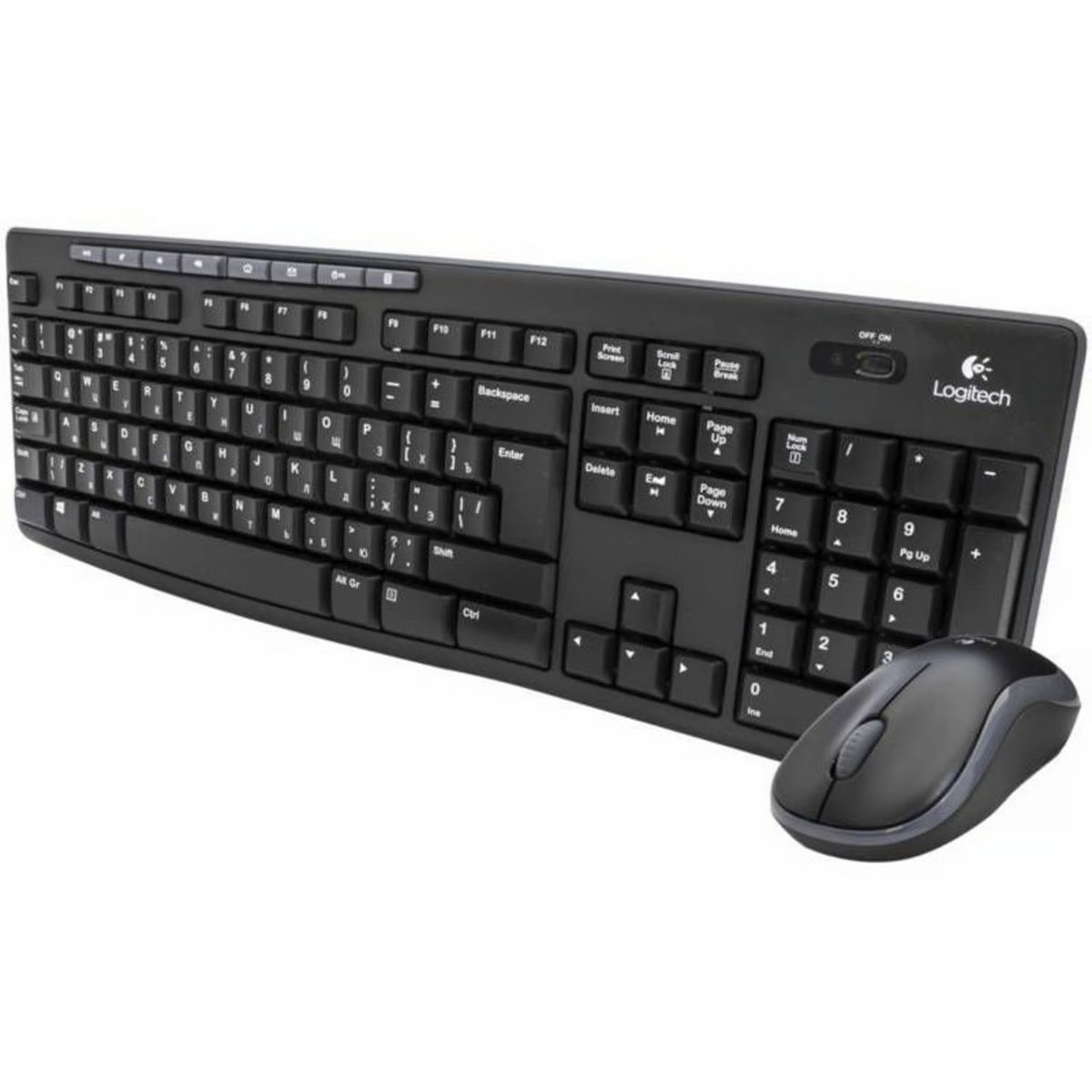 LOGITECH - TECLADO LOGITECH Y MOUSE MK270 WIRELESS USB BLACK