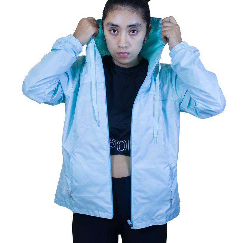 GENERICO - CORTAVIENTO DEPORTIVO IMPERMEABLE COLOR ENTERO