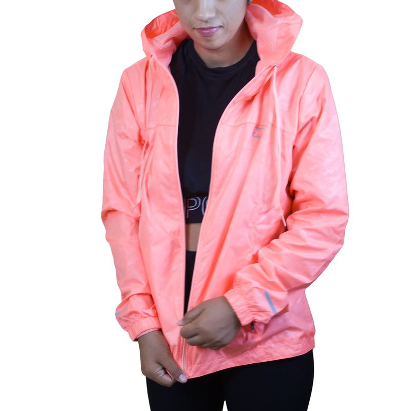 GENERICO - CORTAVIENTO DEPORTIVO IMPERMEABLE COLOR ENTERO
