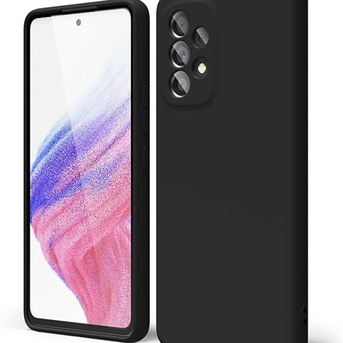 GENERICO - Case Protector para Samsung A53 5G Silicona Negro