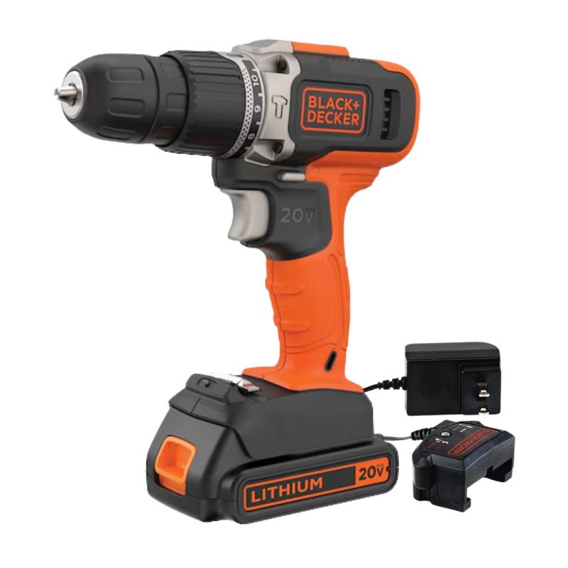BLACK+DECKER - Taladro Percutor Inalámbrico Black & Decker 38 20V