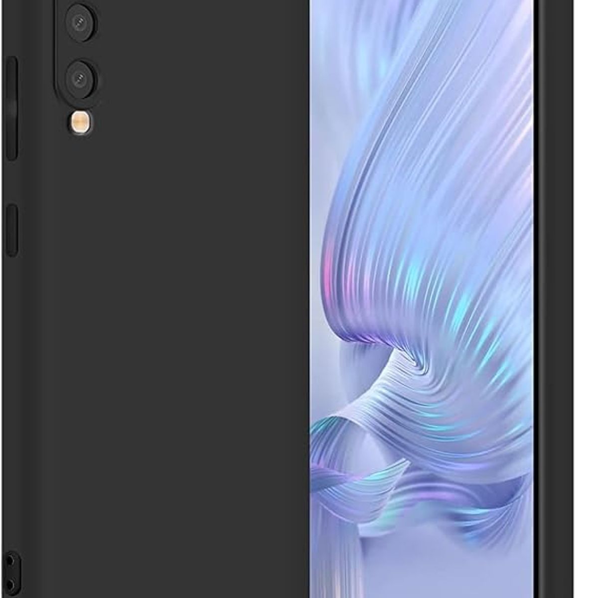 GENERICO - Case Protector para Samsung A70 Silicona Negro