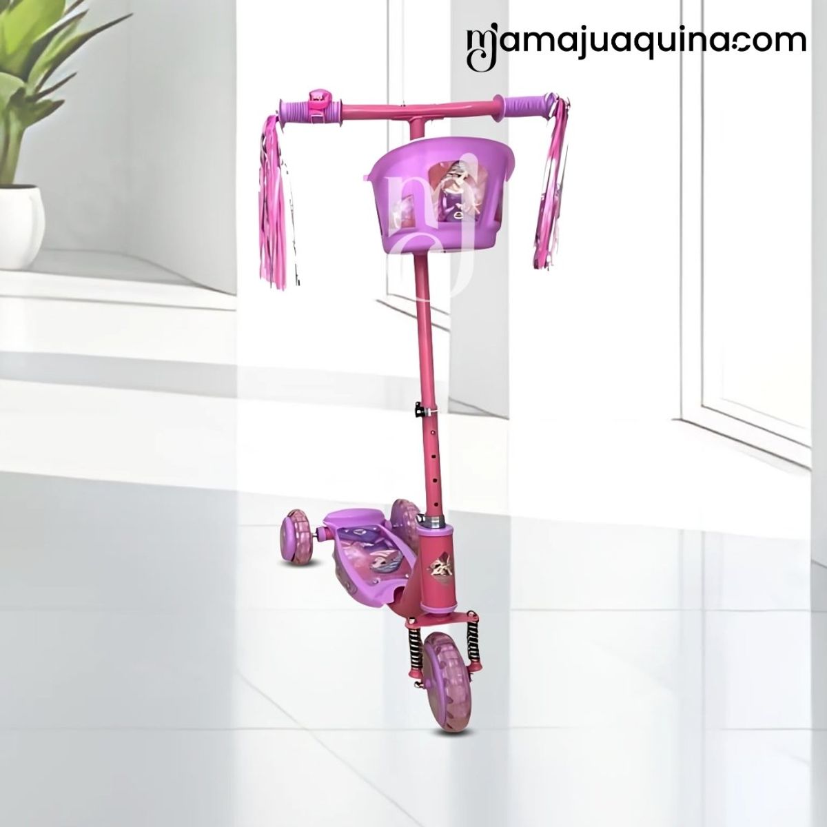 KIDS - Scooter para Niños con Kit de Protección «FUNNY RIDE» Pink