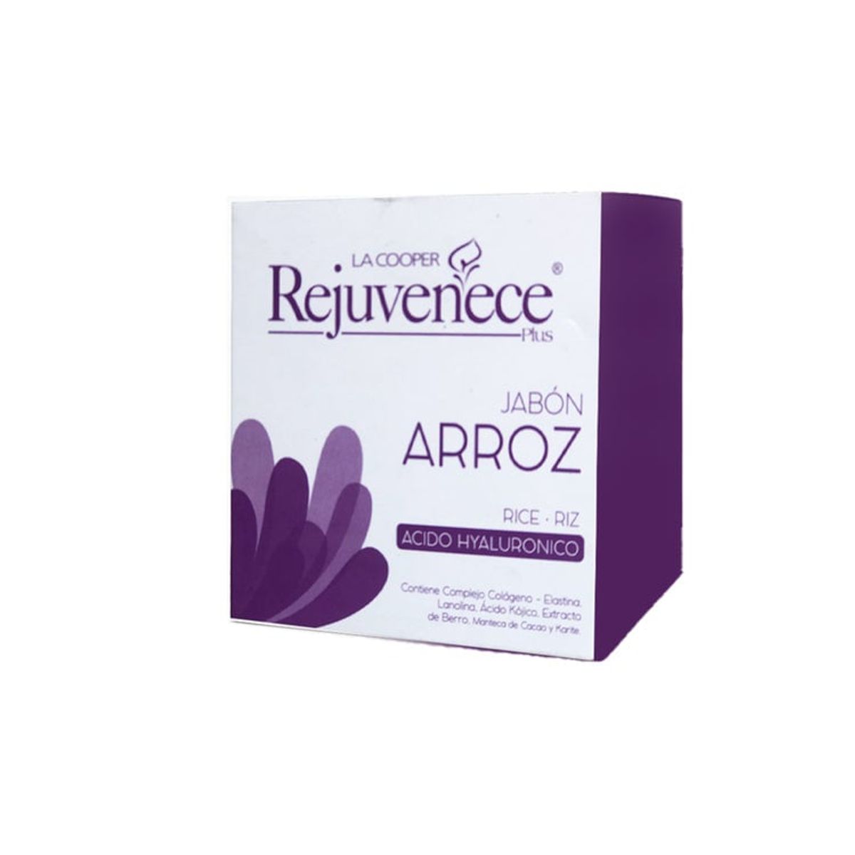 GENERICO - Jabón Rejuvenece Plus a base de Arroz & Acido Hialuronico - La Cooper