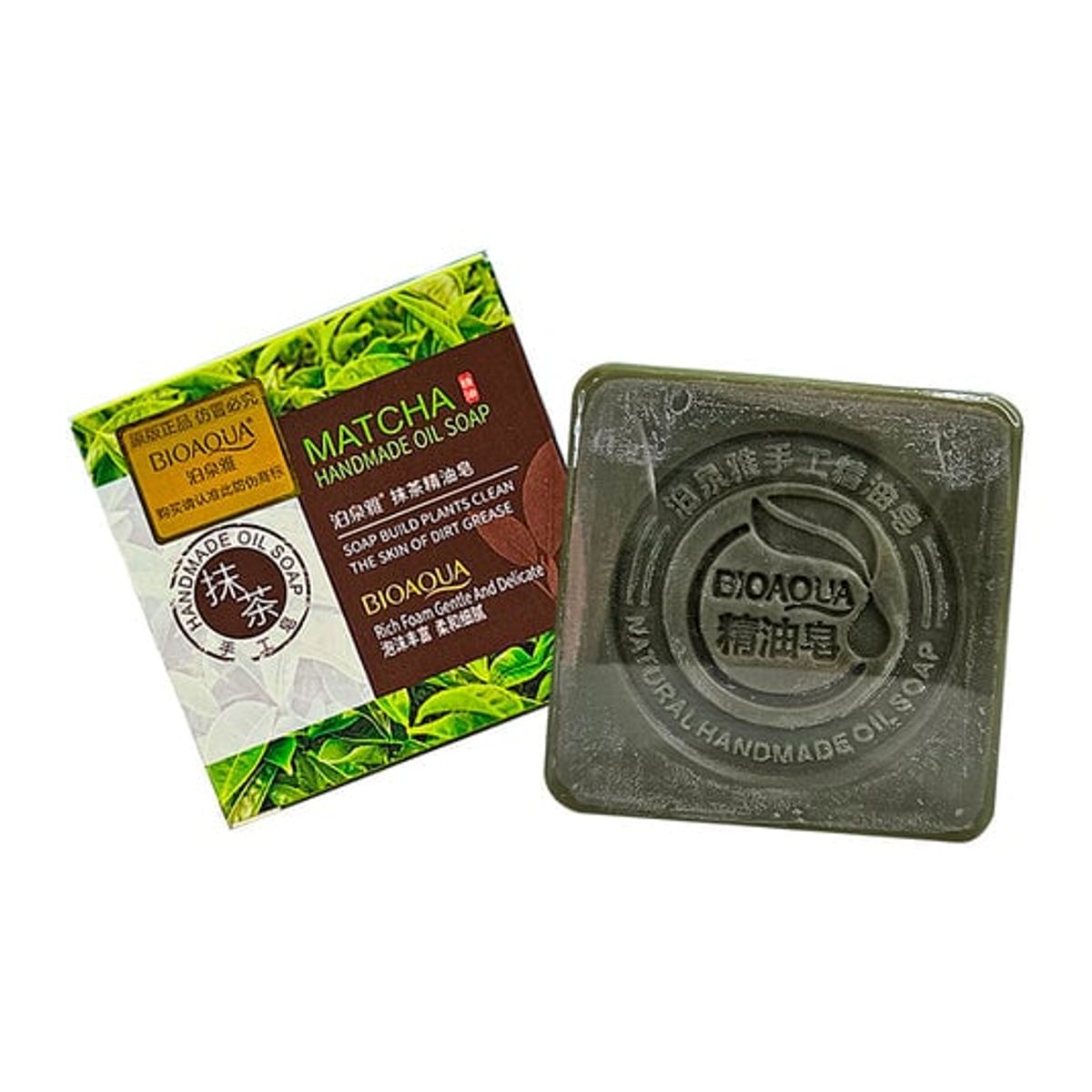 BIOAQUA - Jabón Natural Te Verde Matcha Bioaqua 100g Desintoxicante