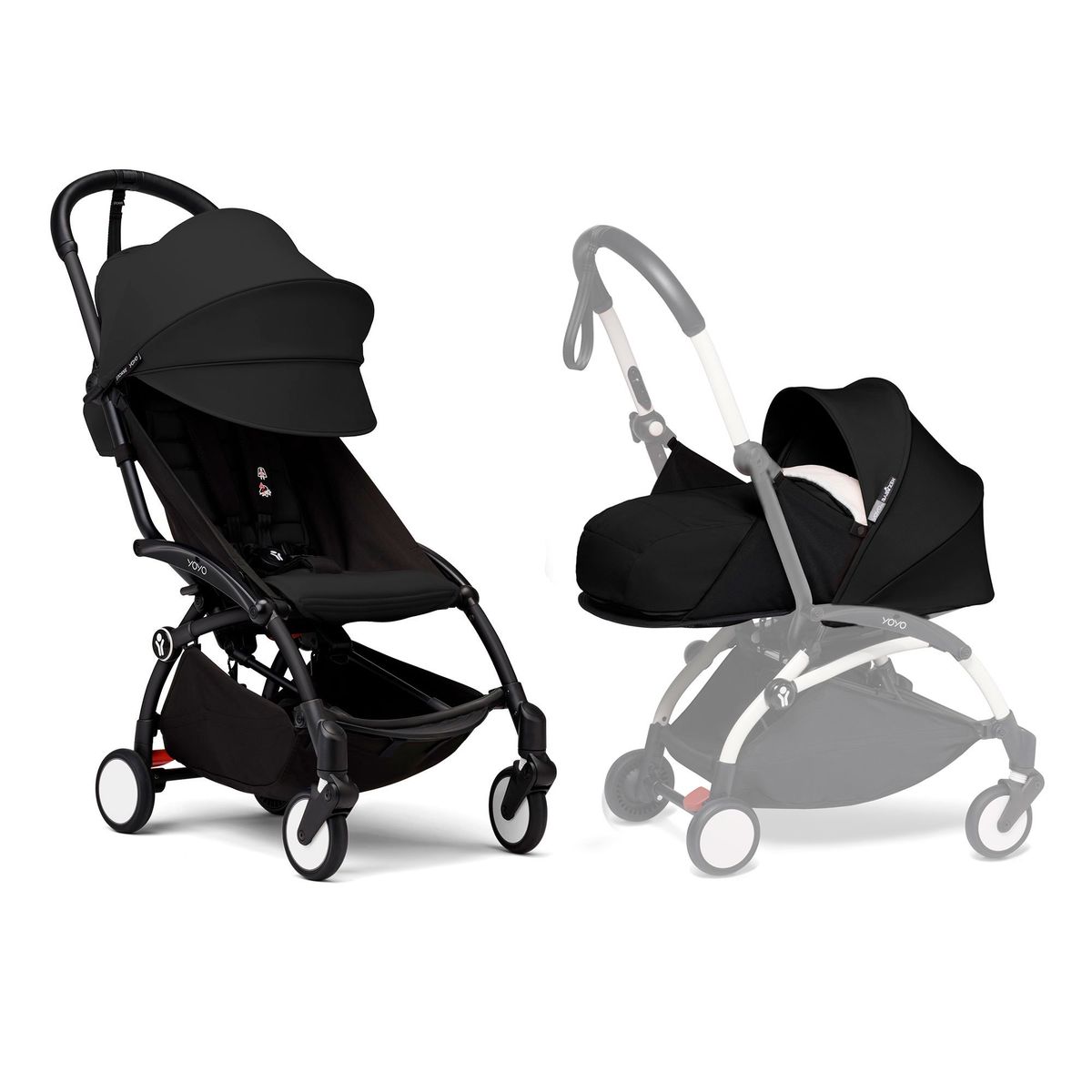 STOKKE - COCHE STOKKE YOYO³ COMPLETO CHASIS NEGRO NEWBORN