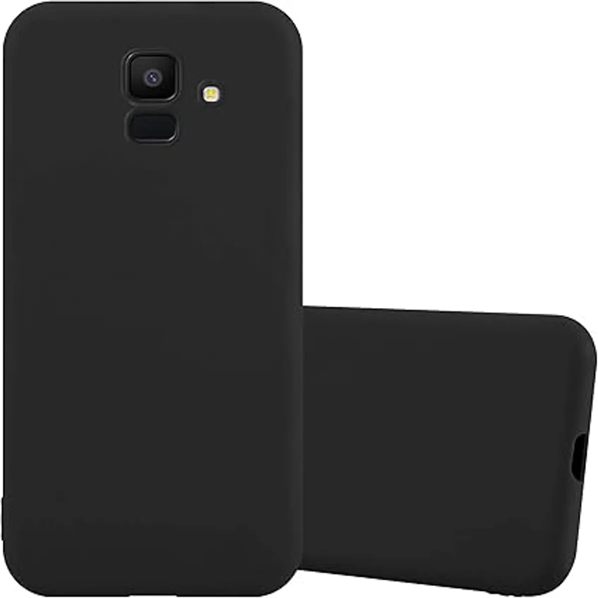 GENERICO - Case Protector para Samsung J6 2018 Silicona Negro