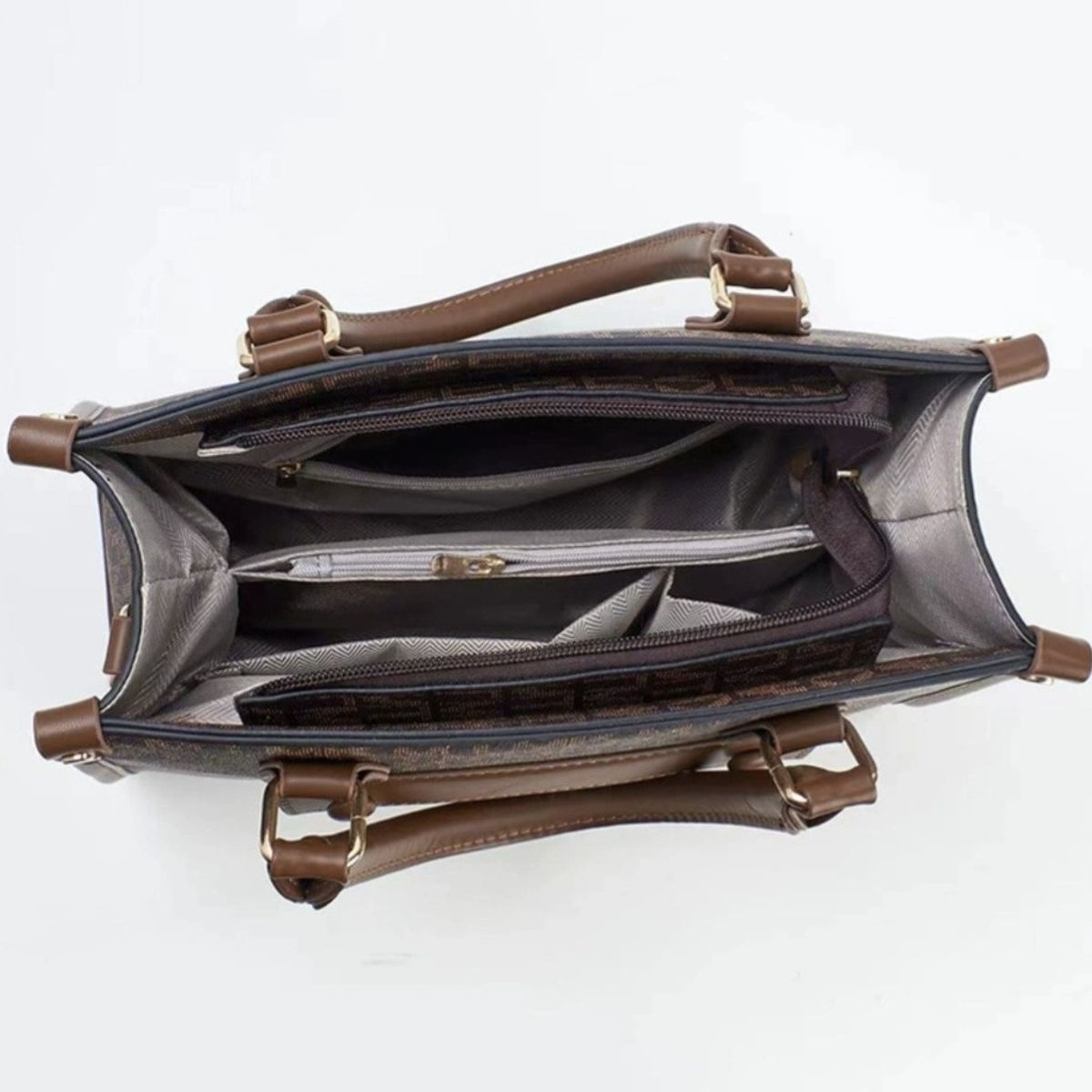 GENERICO - Cartera de Mano 3 piezas Morral cuero Pu mujer