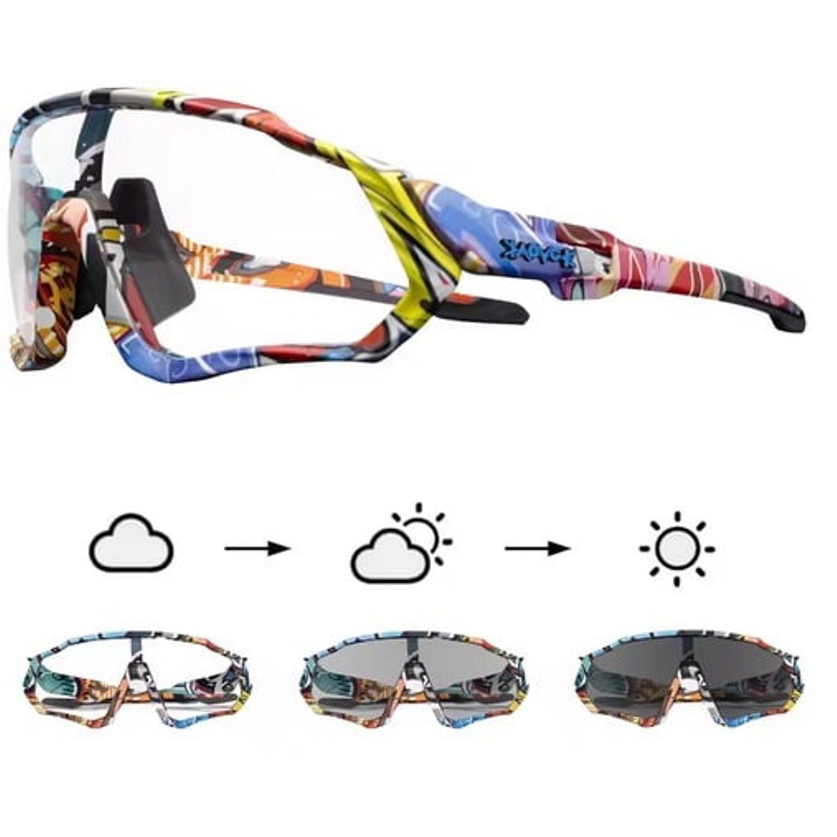 GENERICO - LENTES FOTOCROMATICOS PARA DEPORTES