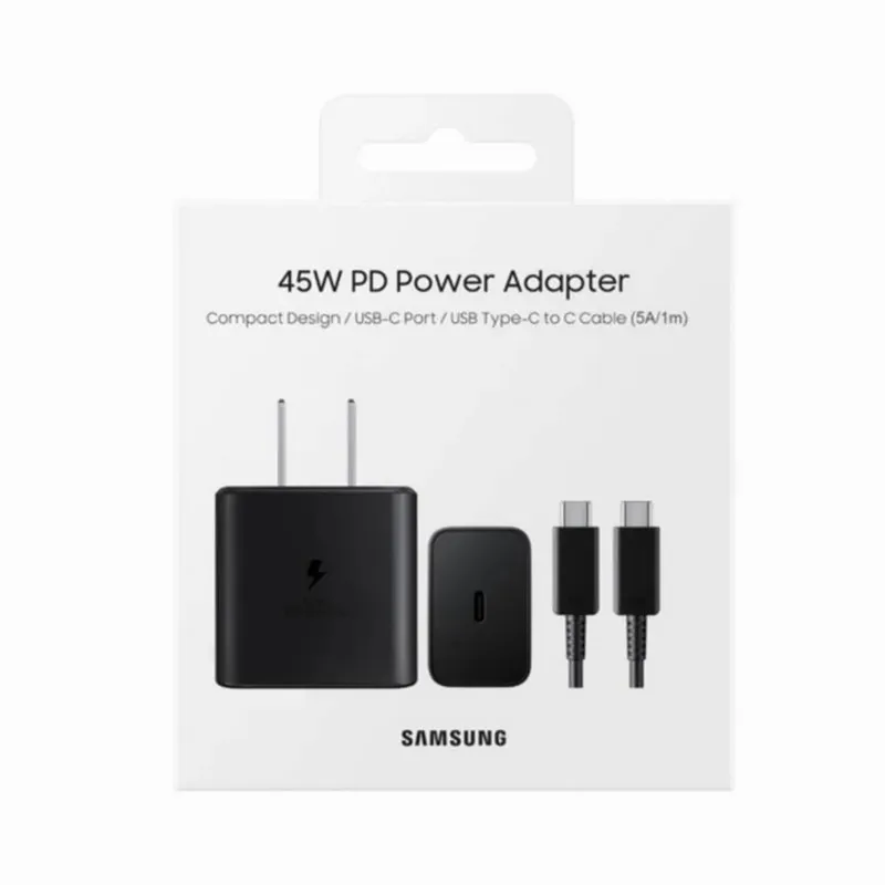 SAMSUNG - cargador samsung 45w pd power adapter