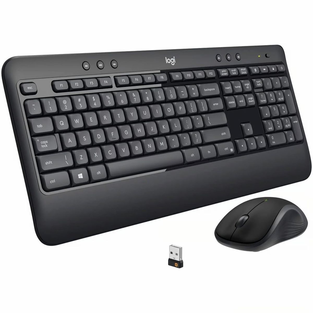 LOGITECH - TECLADO LOGITECH + MOUSE MK540 WIRELESS USB SP BLACK PN 920-008673