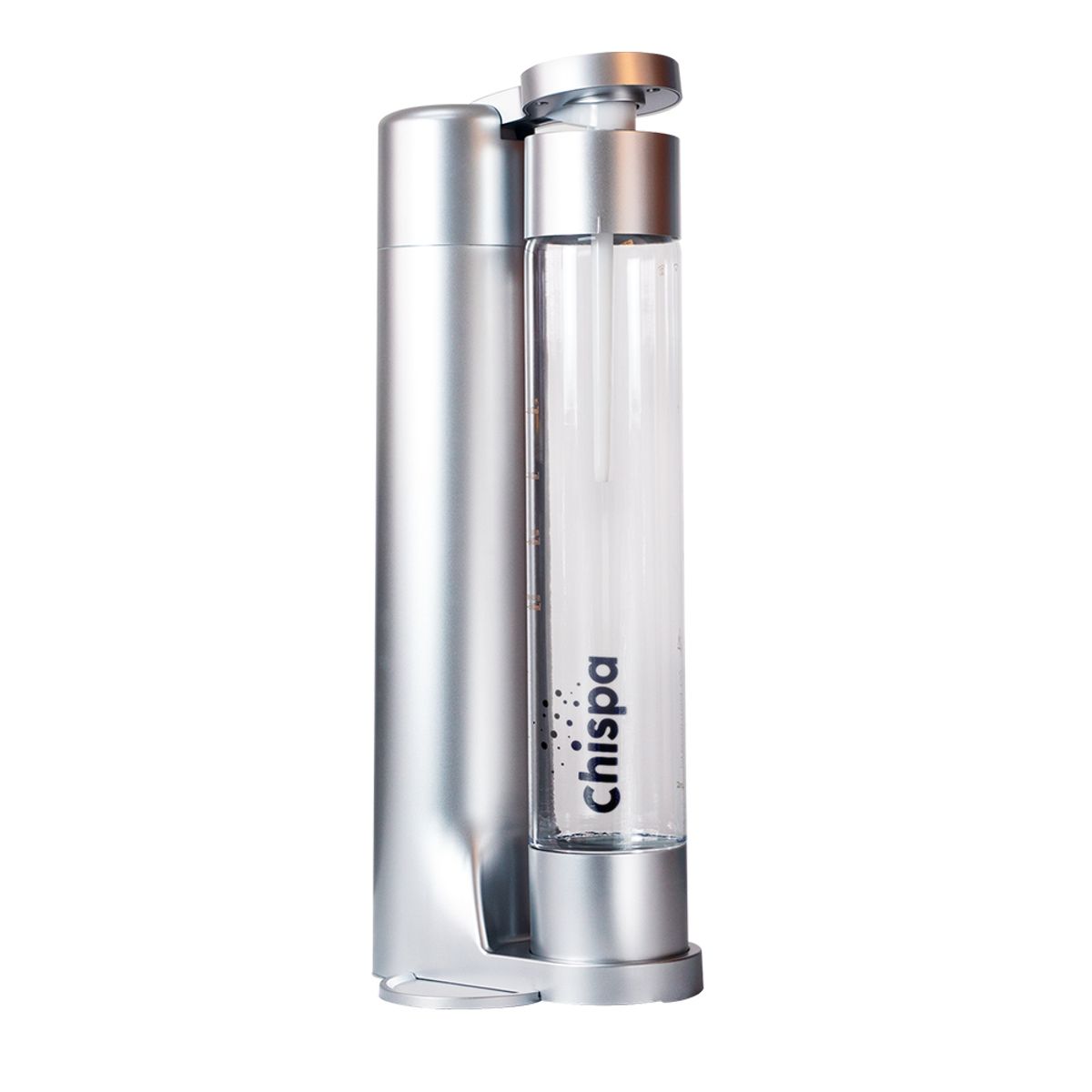 EDEN - Máquina Gasificadora portátil de agua y bebidas CHISPA Plateado