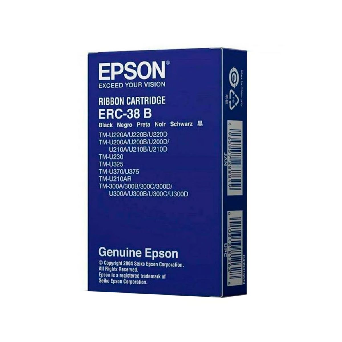 EPSON - CINTA EPSON ERC-38B NEGRO TMU200370375