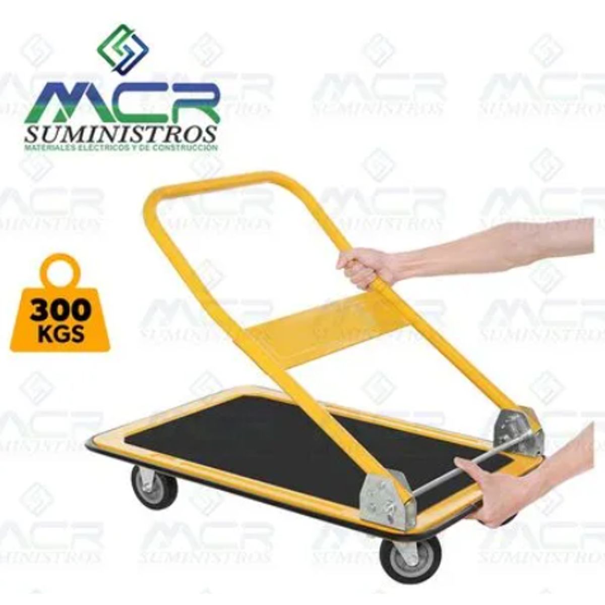 TOLSEN - CARRETA CON PLATAFORMA PLEGABLE PORTATIL CAPACIDAD HASTA 300KG TOLSEN