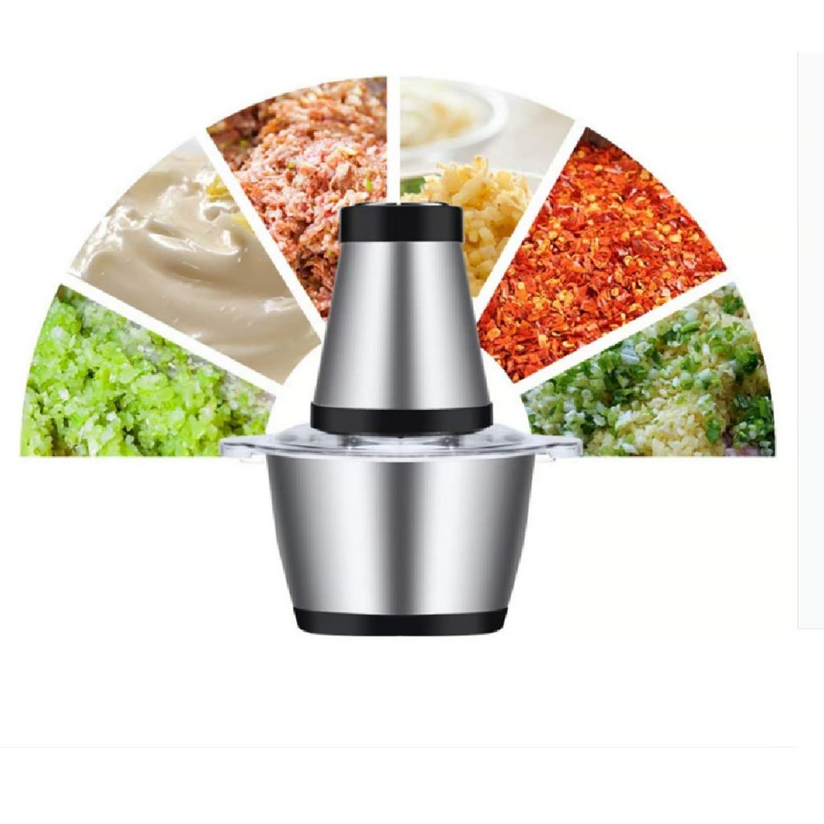 OEM - Picador Carne Eléctrica Triturador de Alimentos 2L