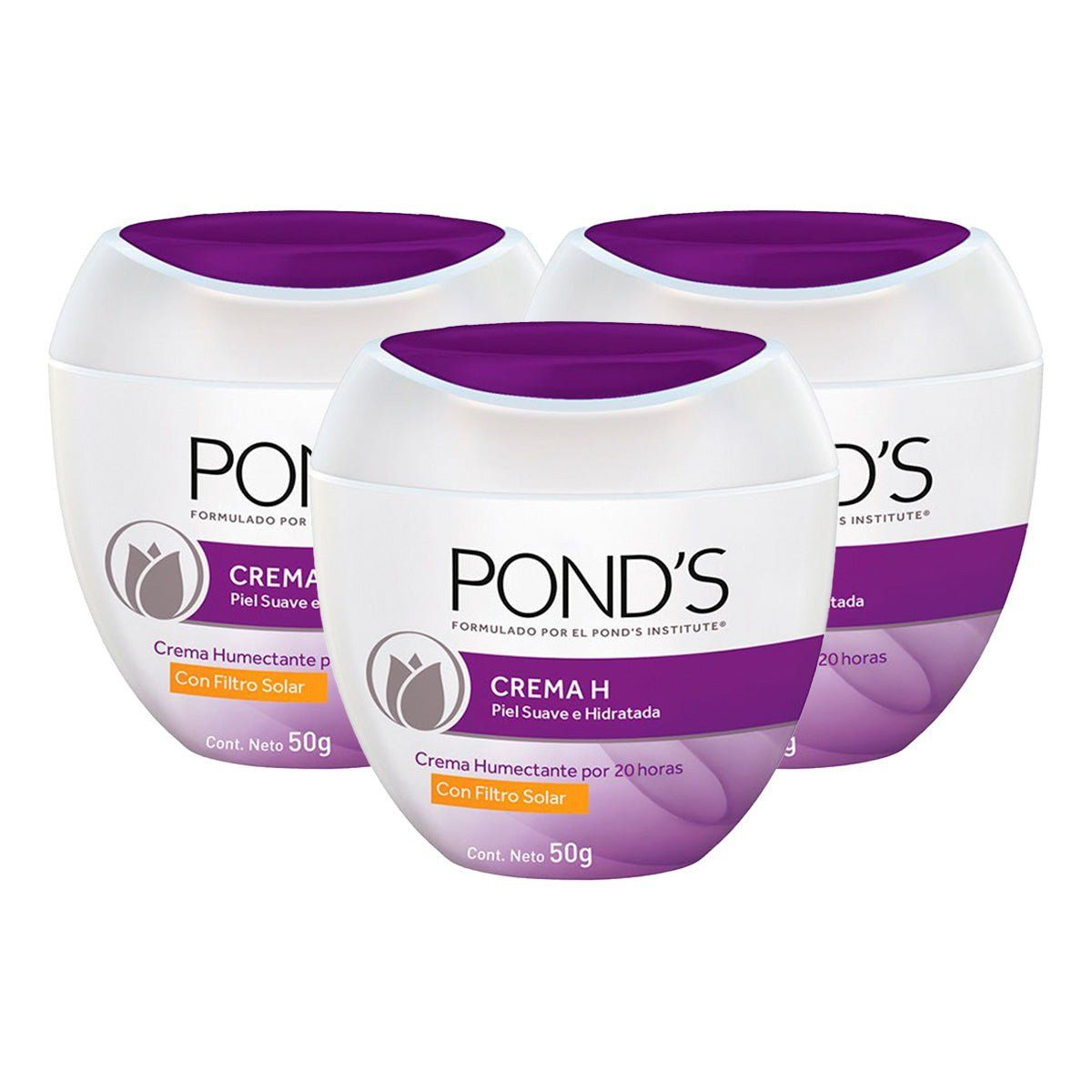 GENERICO - Crema Ponds H Pote Ponds x 50g 3 Unid