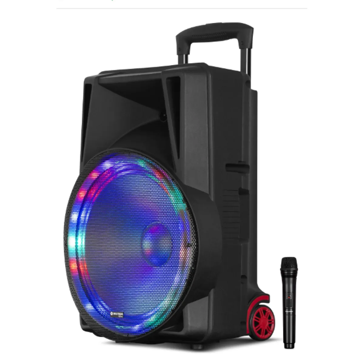 MAXTRON - Parlante AVALON 15 MX115-V  ROLLER SPEAKER LUZ LED Bluetooth MAXTRON